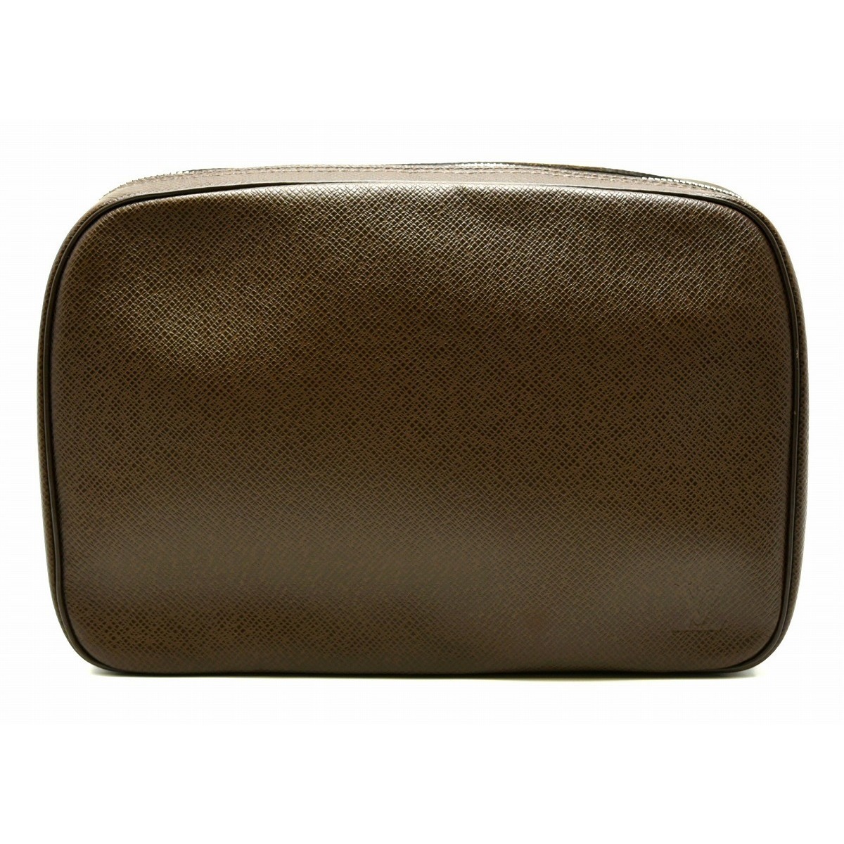 Louis Vuitton Taiga Trouse Toilette Shoulder Bag Grizzly Brown
